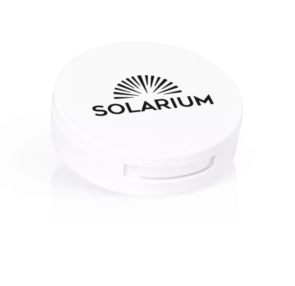 Solarium - Fondotinta solare compatto 02 Caramel spf 30 - 8 gr