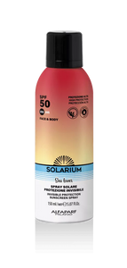 Solarium - Spray solare viso e corpo protezione invisibile spf 50 - 150 ml