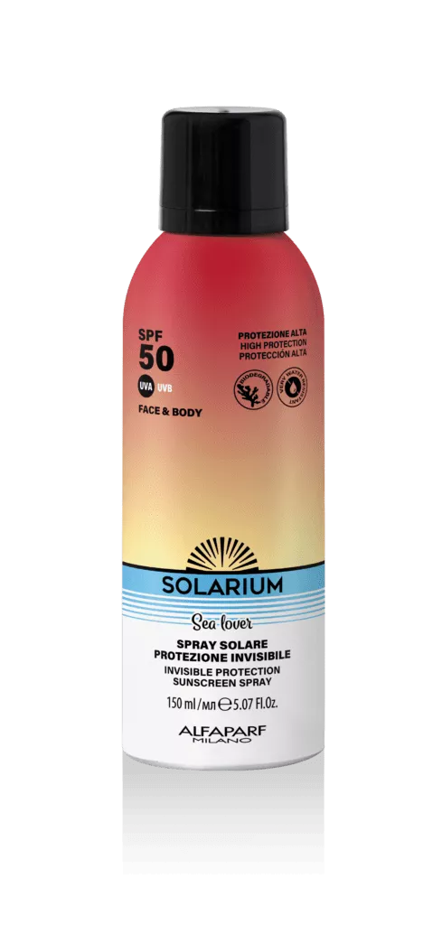 Solarium - Spray solare viso e corpo protezione invisibile spf 50 - 150 ml