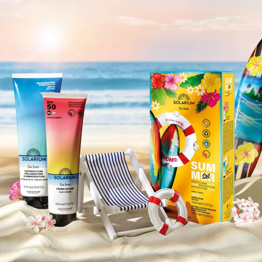 Solarium Summer Kit viso e corpo SPF50 - Protezione solare