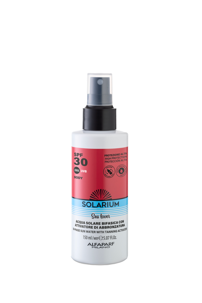 Acqua Solare con attivatore di abbronzatura SPF30