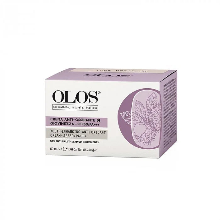 OLOS-TRATTAMENTO ANTIAGE- CREMA GIOVINEZZA SPF 30 + CREMA NOTTE ACIDO GLICOLICO + MASCHERA IDRATANTE OMAGGIO