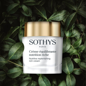 Cofanetto Natale 2023 Sothys PELLI MOLTO  SECCHE: Crema nutriente ricca 50 ml + siero sos repilidant 30 ml
