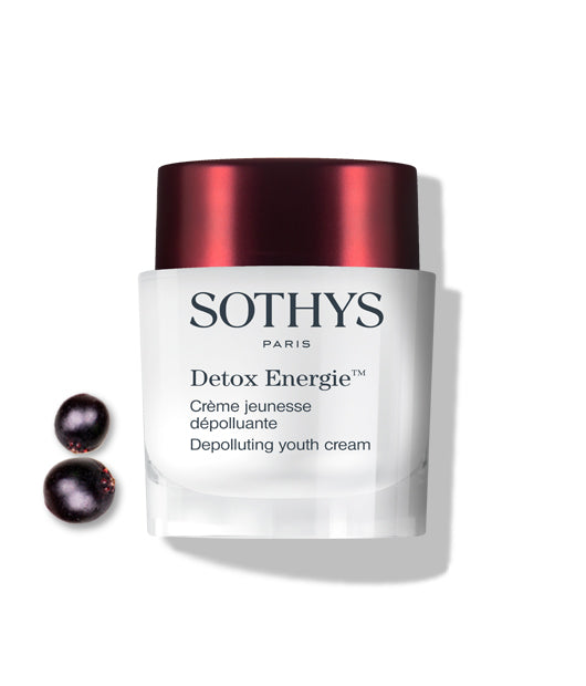 Sothys Detox Energie Crema Viso Giorno-Notte Disinquinante Energizzante 50 ml - Crème jeunesse dépolluante