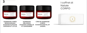 Sothys Trio gommage corpo GOMMAGE CORPS RESSOURCANT 100ml - GOMMAGE DELICIEUX 100 ml-CIRE DE GOMMAGE CORPS 100 ml